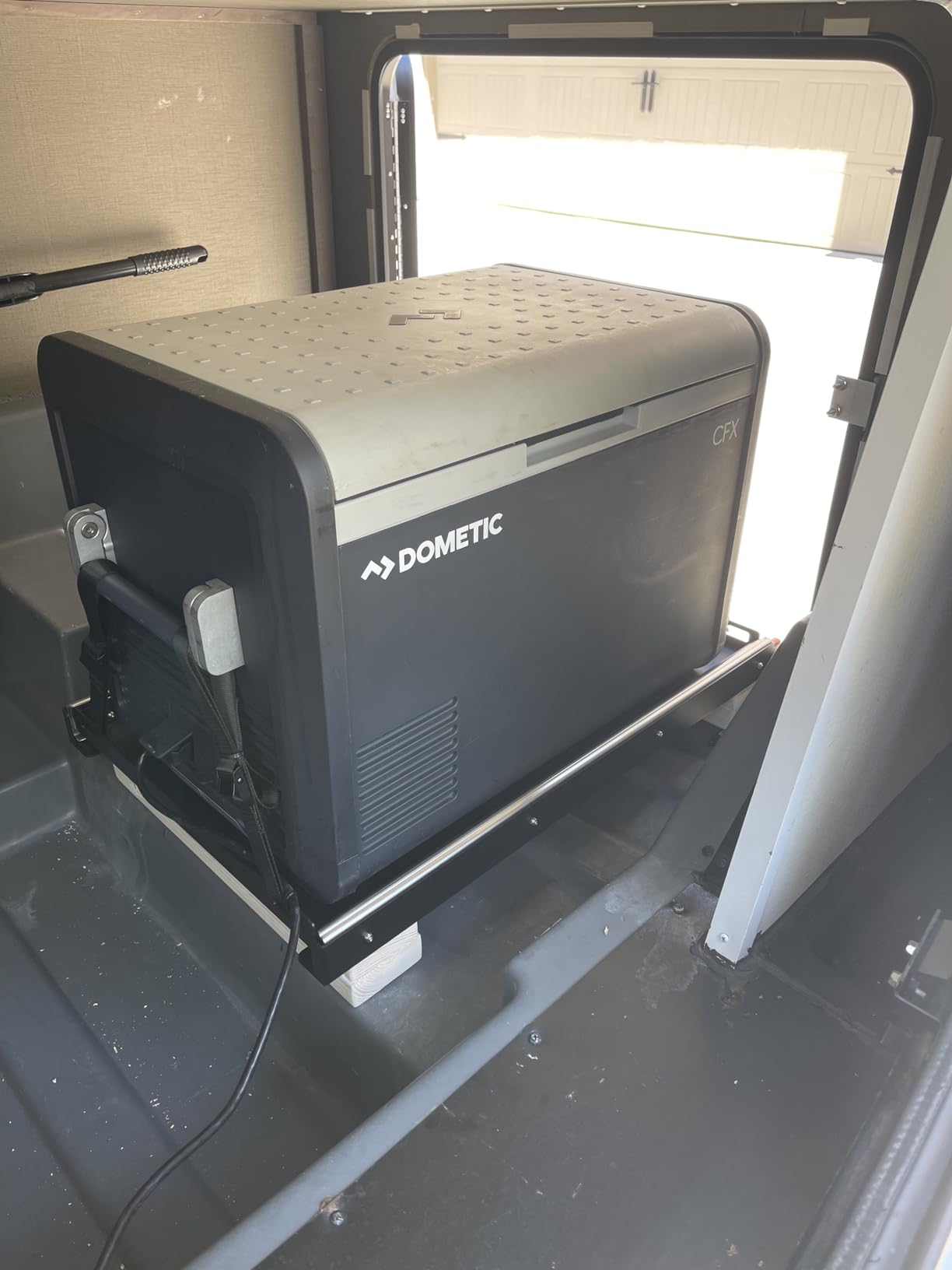 ALL-TOP Fridge Slide (Inner 29.3 x 18.7in) Vehicle Refrigerator Freezer Slider with 4 Buckle Straps, Universal Fit, Max 287 LBS, 3rd Gen customer photo 2