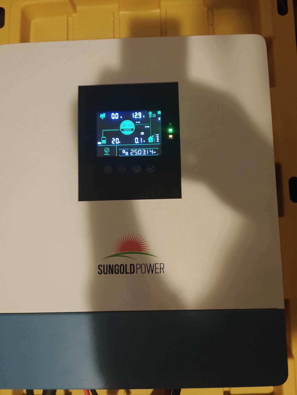 5000W DC 48V UL1741 Pure Sine Wave Solar Inverter,100A MPPT Solar Charger and 40A AC Battery Charger, 120V AC Output Solar Inverter Charger Manufactured by SunGoldPowerCo.,Ltd (Support Parallel) customer photo 1
