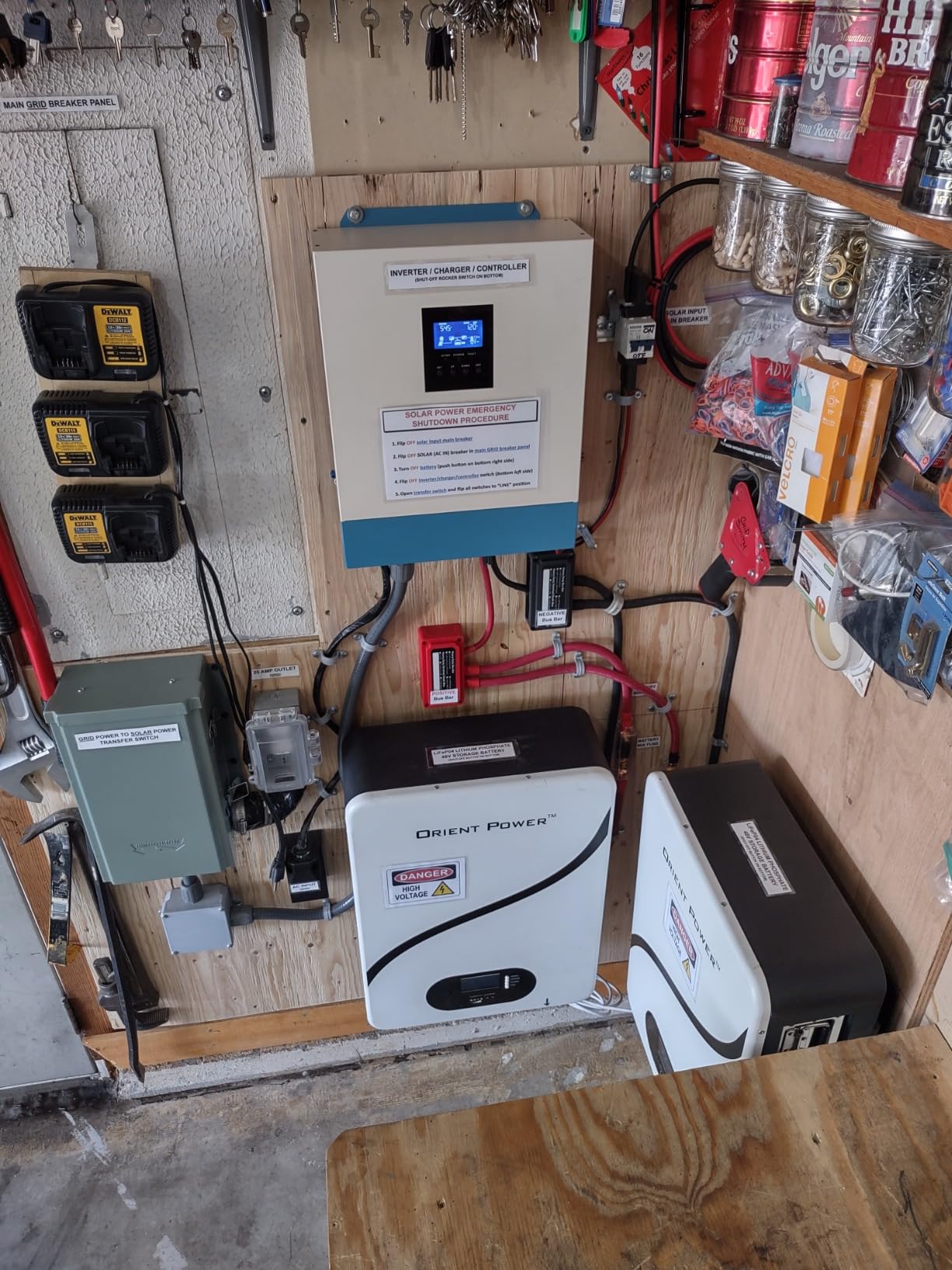 5000W DC 48V UL1741 Pure Sine Wave Solar Inverter,100A MPPT Solar Charger and 40A AC Battery Charger, 120V AC Output Solar Inverter Charger Manufactured by SunGoldPowerCo.,Ltd (Support Parallel) customer photo 2