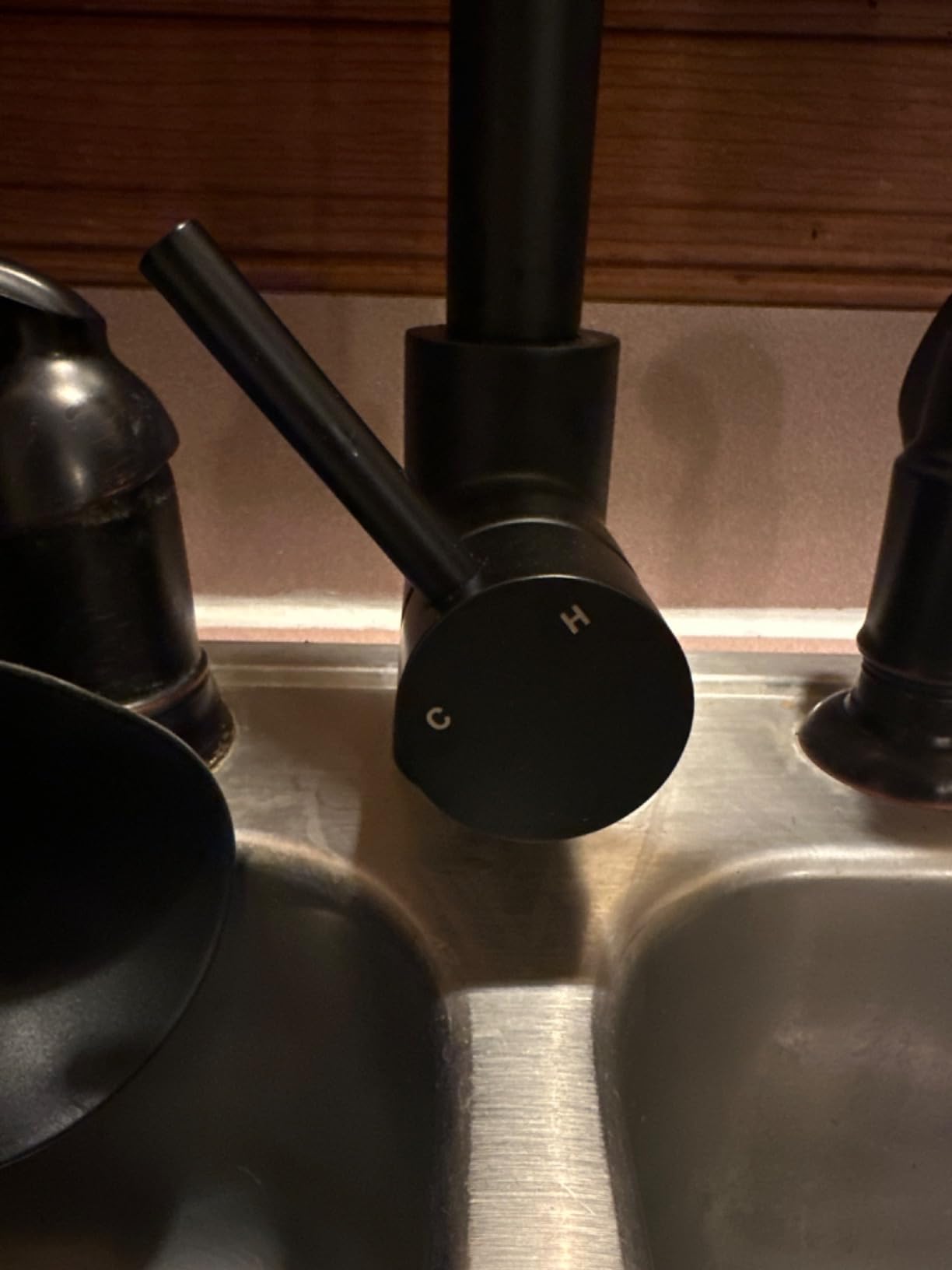 VFAUOSIT Commercial Kitchen Faucet with Pull Down Sprayer, Brushed Nickel customer photo 2