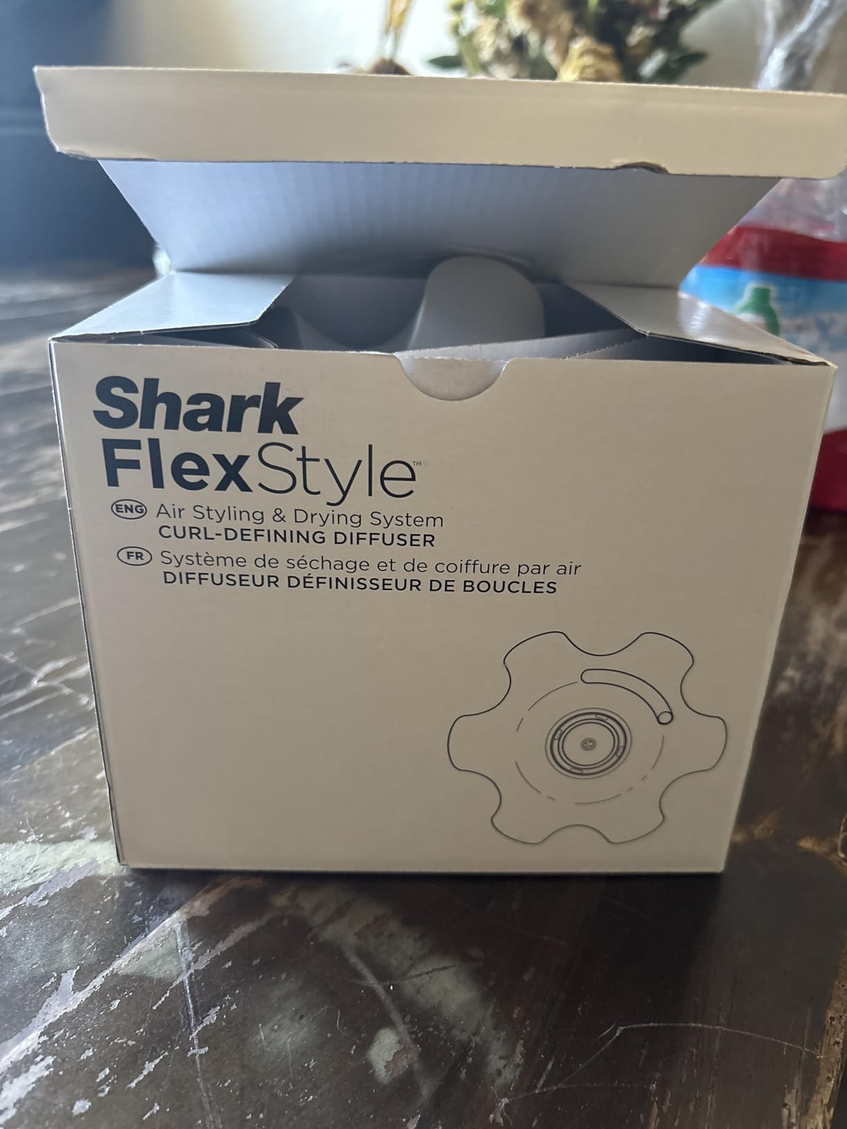 Shark FlexStyle Curl-Defining Diffuser Attachment, Stone, XSKHD4DA customer photo 2