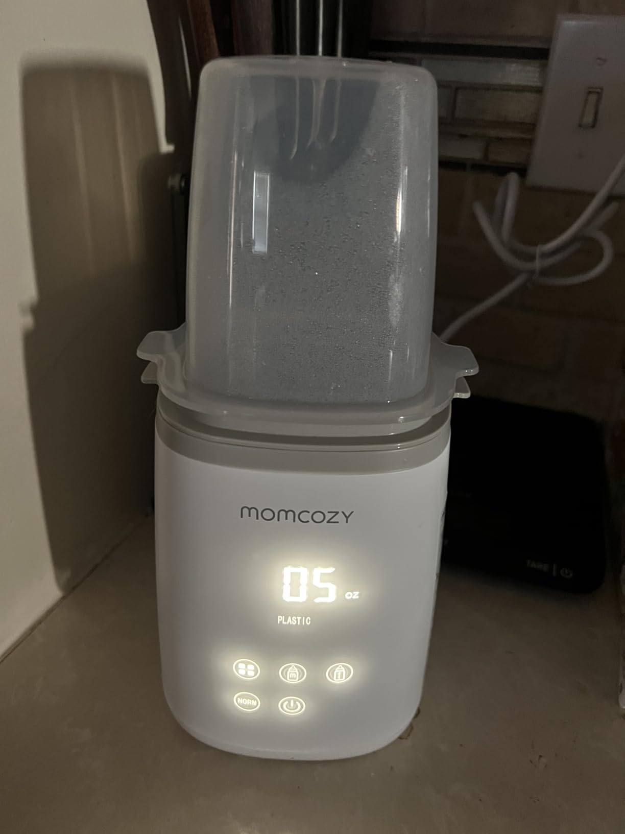 Momcozy Bottle Warmer for Baby, Fast Heating Breastmilk for All Bottles | Newborn Essentials for Mom, Accurate Temperature Control, 10-in-1 Multifunction with Timer, Automatic Shut-Off, One Touch Set customer photo 1