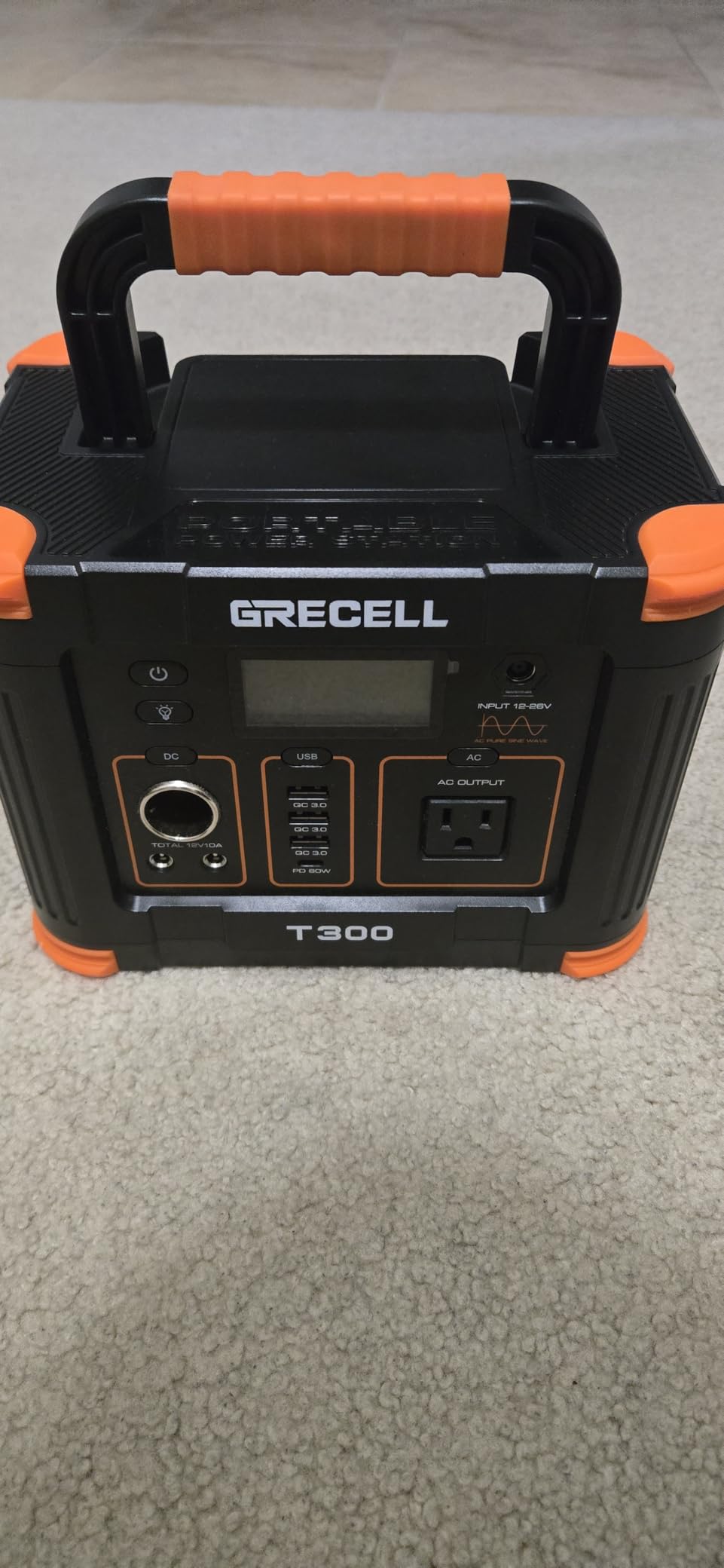 GRECELL 999Wh Solar Generator 1000W Portable Power Station for Outdoor customer photo 1