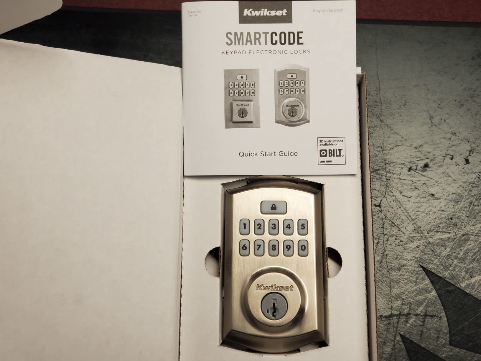 Kwikset SmartCode 260 Keyless Entry Electronic Keypad Deadbolt Door Lock customer photo 1