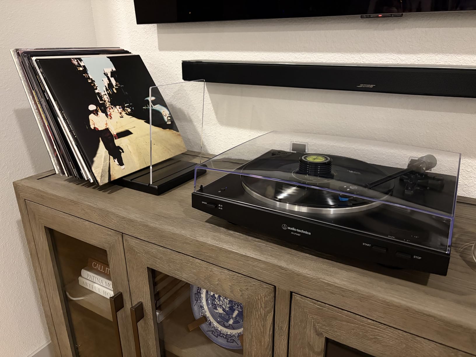 Audio-Technica AT-LP3XBT-BK Bluetooth Turntable Belt Drive Fully Automatic 33/45 (Black) customer photo 1