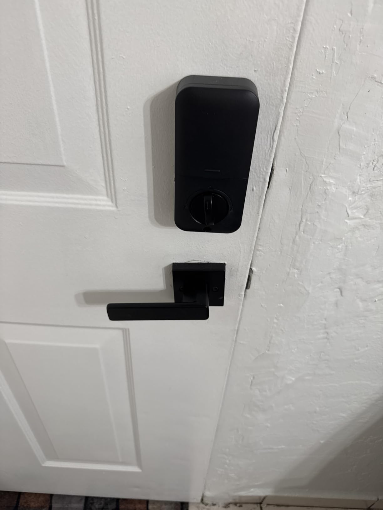 Zowill Keyless Entry Keypad Deadbolt Lock with Handles, Matte Black customer photo 2