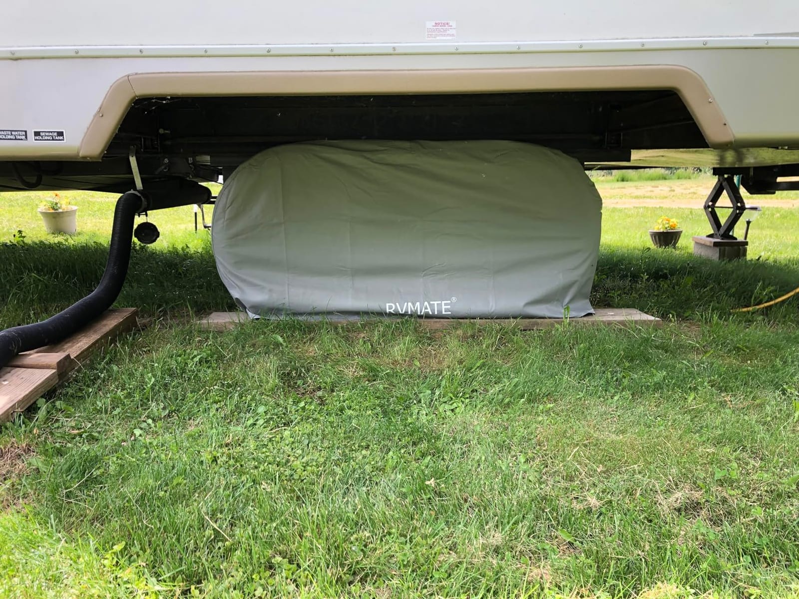 RVMATE RV Tire Covers, Dual Axle Wheel Cover, 2 Pack, Fit 27