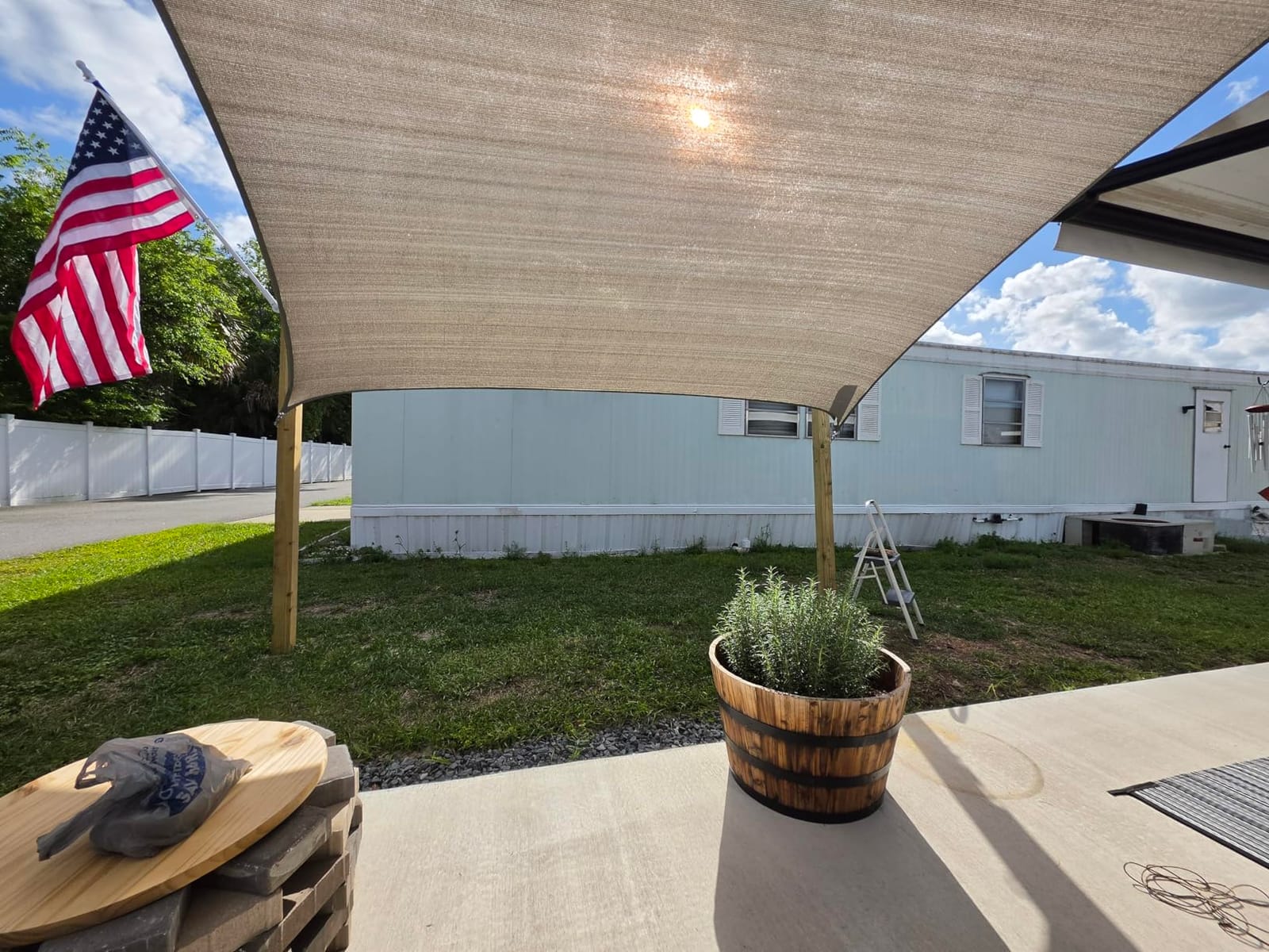 GORILLA GRIP Heavy Duty Sun Shade Sail for Outdoor Patio, 10x13 FT, Gray customer photo 2