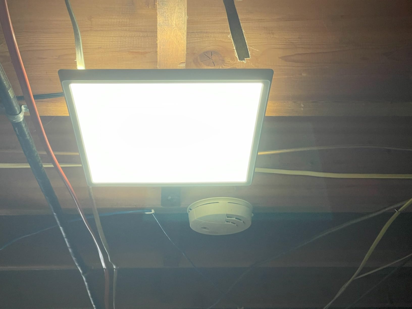 Motion Sensor Ceiling Light Wired - 12 Inch Motion Activated Flush Mount Lighting Fixture - 24W LED Ceiling Light for Closet, Hallway, Porch, Laundry, Garage, Basements - 5000K White customer photo 2