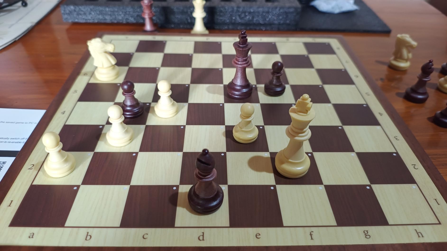 Chessnut Air Electronic Chess Board with AI — Handcrafted Wooden Board, LED Indicators, Adaptive Difficulty, Full Piece Recognition — Play Online on Major Chess Platforms customer photo 1