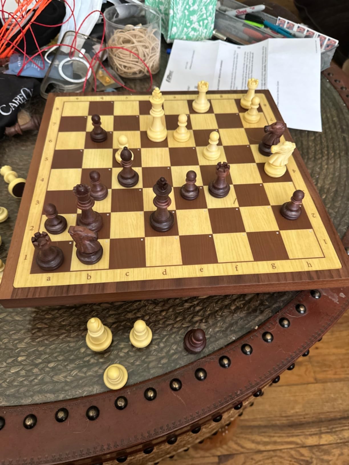 Chessnut Air Electronic Chess Board with AI — Handcrafted Wooden Board, LED Indicators, Adaptive Difficulty, Full Piece Recognition — Play Online on Major Chess Platforms customer photo 2