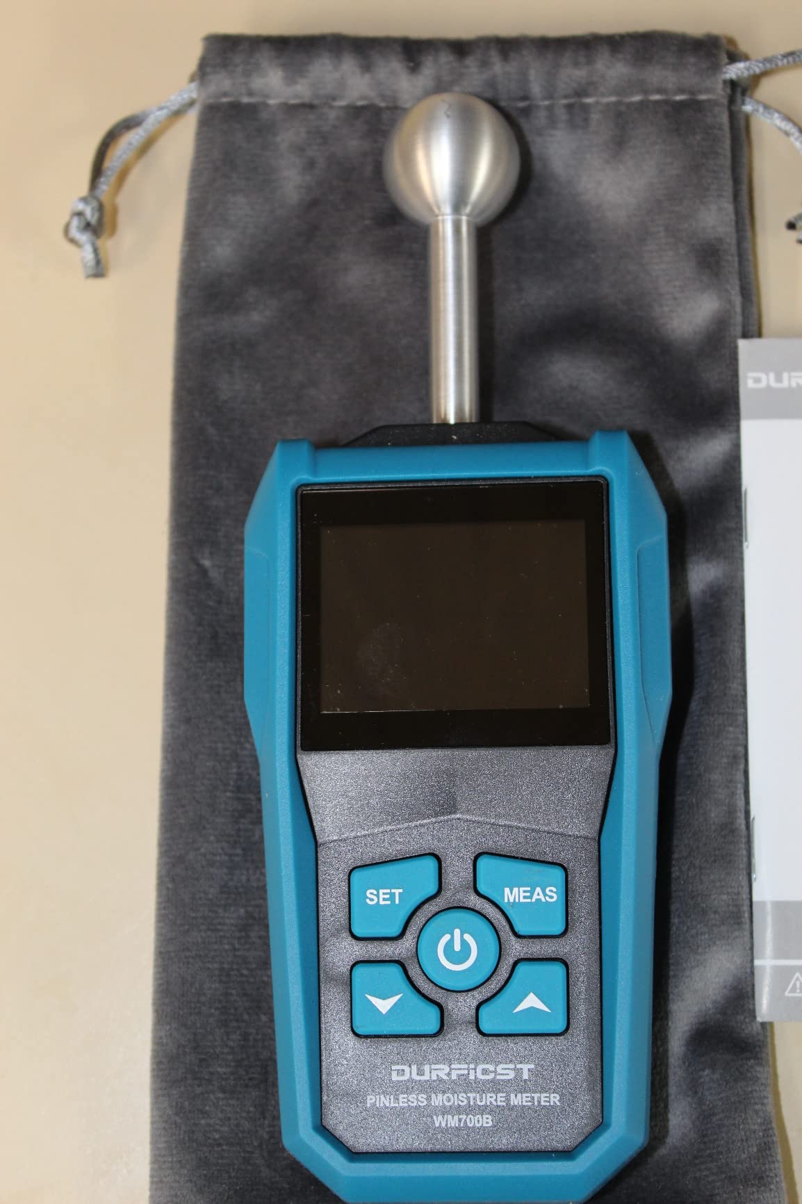 DURFICST Pinless Moisture Meter, Moisture Reader for Plaster Walls, Masonry, Concrete, Drywall, Wood customer photo 2