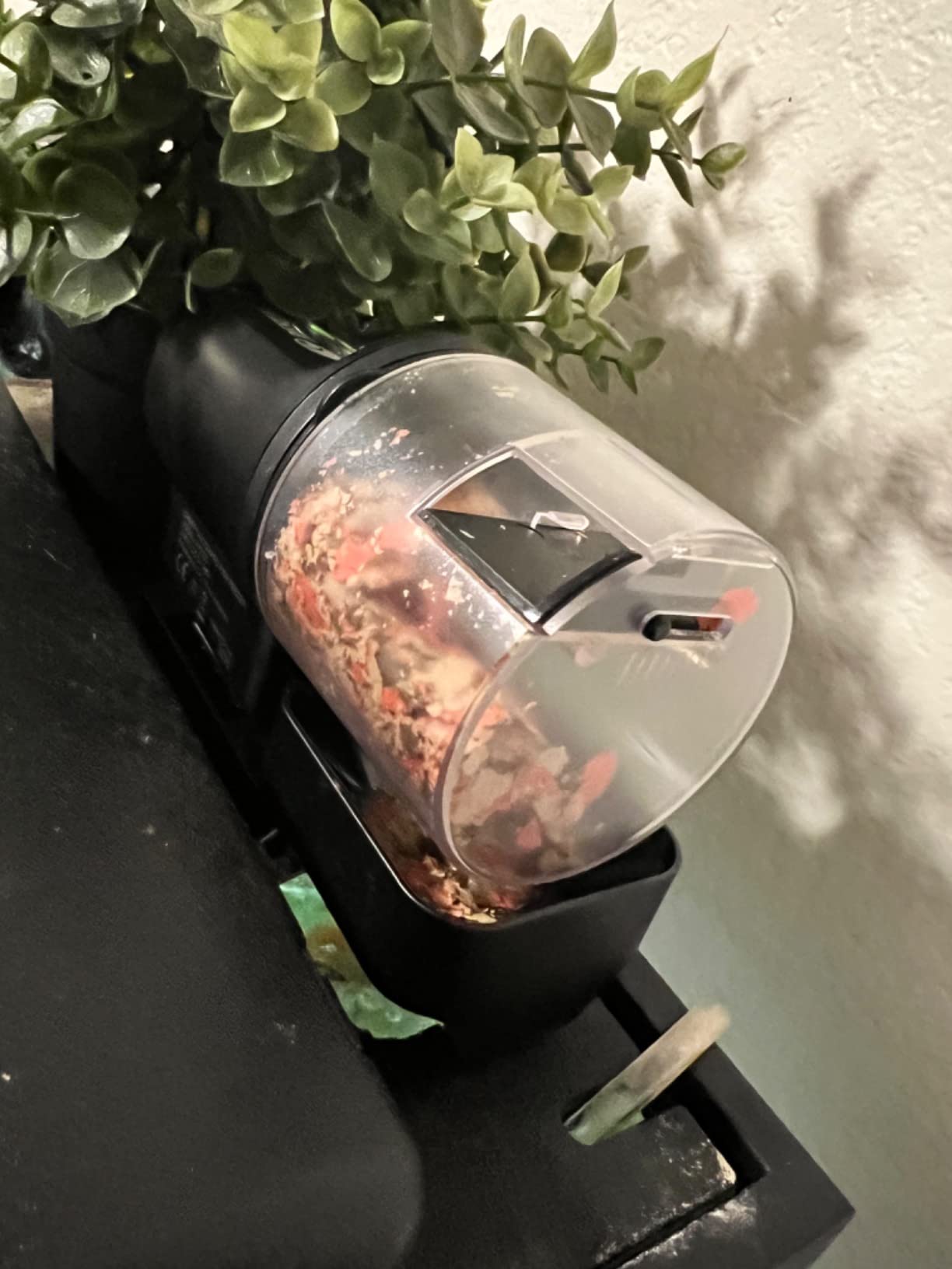 Ycozy Automatic Fish Feeder for Aquarium Auto Food Dispenser with Timer for Small Tank, Aquariums - Battery/Plug-in Powered Feeders for Goldfish/Koi/Turtle, Resun AF2020 customer photo 2