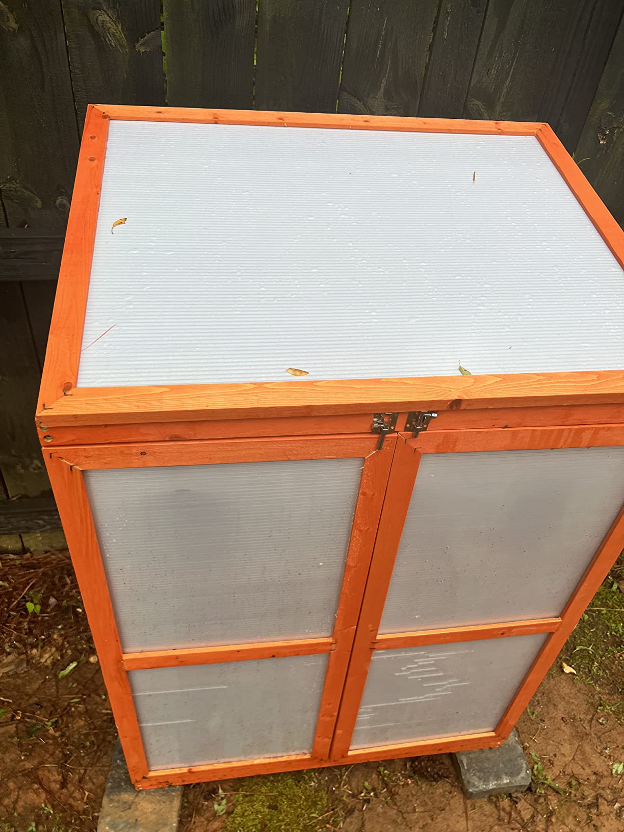 Outsunny Wooden Cold Frame Greenhouse 30