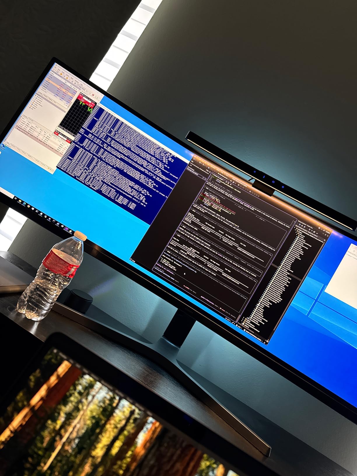 ONWAY Curved Monitor Light Bar with Wireless Remote,Monitor Auto-Dimming and Camera Base,Applicable to All Screens. No Screen Glare,for Home Office customer photo 2