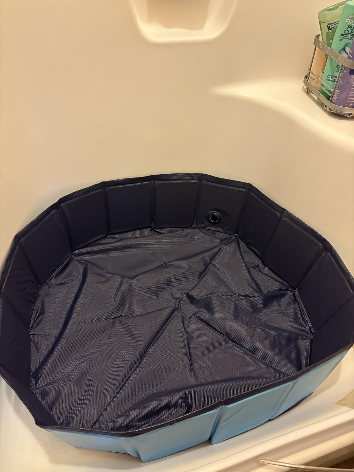 Eooqi Foldable Dog Pool, Portable Pet Bath Tub and Kiddie Swimming Pool customer photo 2