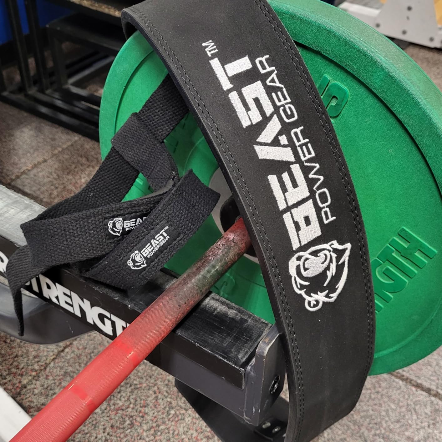 Beast Power Gear Weight Lifting Belt Lever Buckle 10MM 13MM Thick & 4 Inches Free Strap Weightlifting, Powerlifting, Deadlifts, Squats Men Women customer photo 2