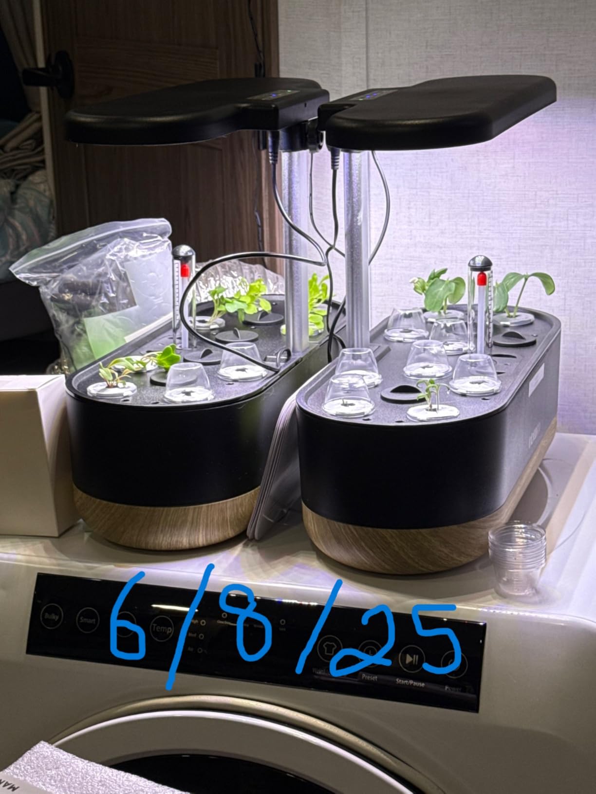 inbloom Hydroponics Growing System 12 Pods, Indoor Herb Garden with LEDs Full-Spectrum Plant Grow Light, Water Shortage Alarm, Automatic Timer, Height Adjustable,Gardening Gifts for Women, White customer photo 2