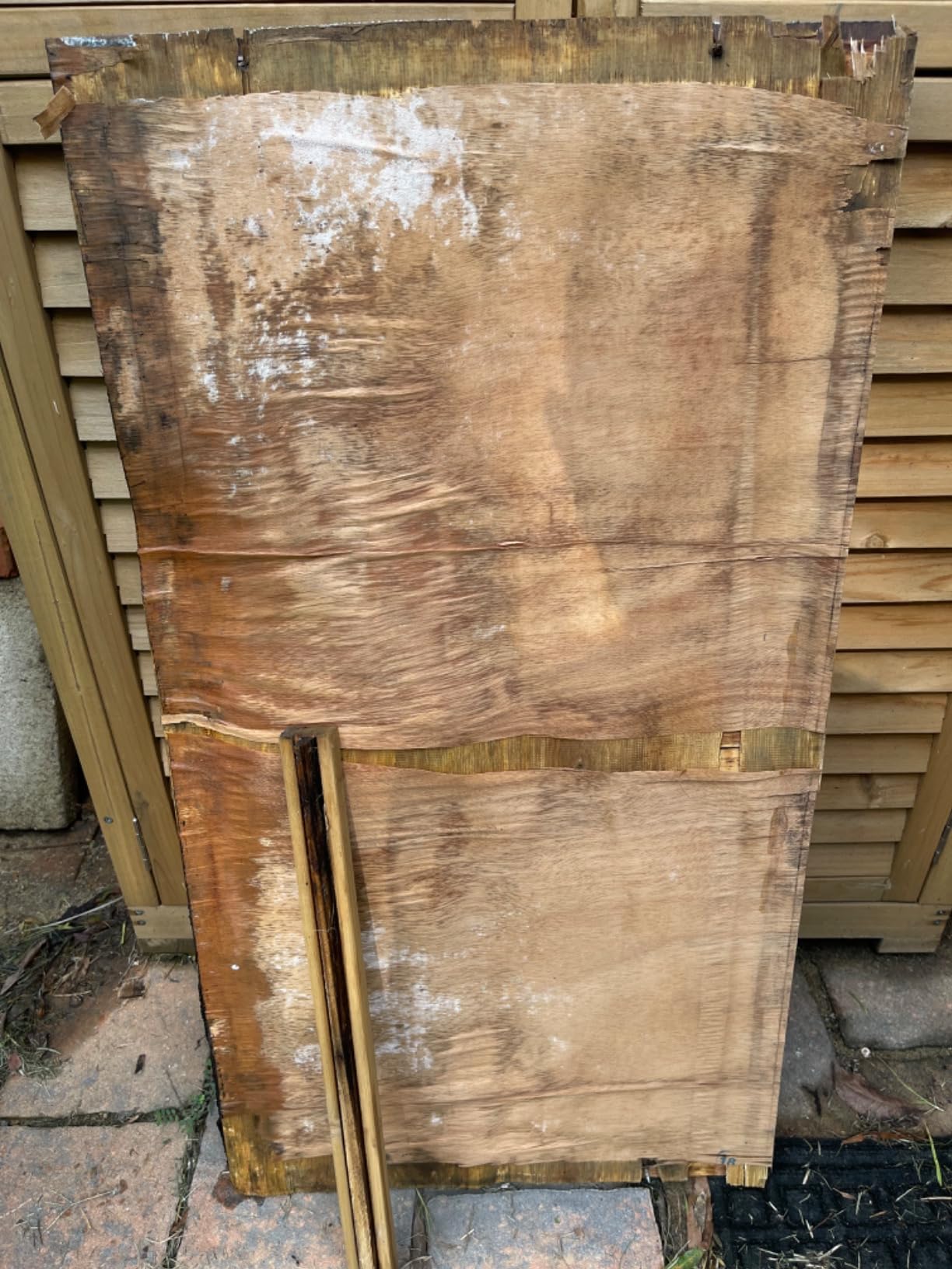 Gizoon Outdoor Cabinet, Waterproof Roof, Double Lockable Wooden Shed customer photo 2
