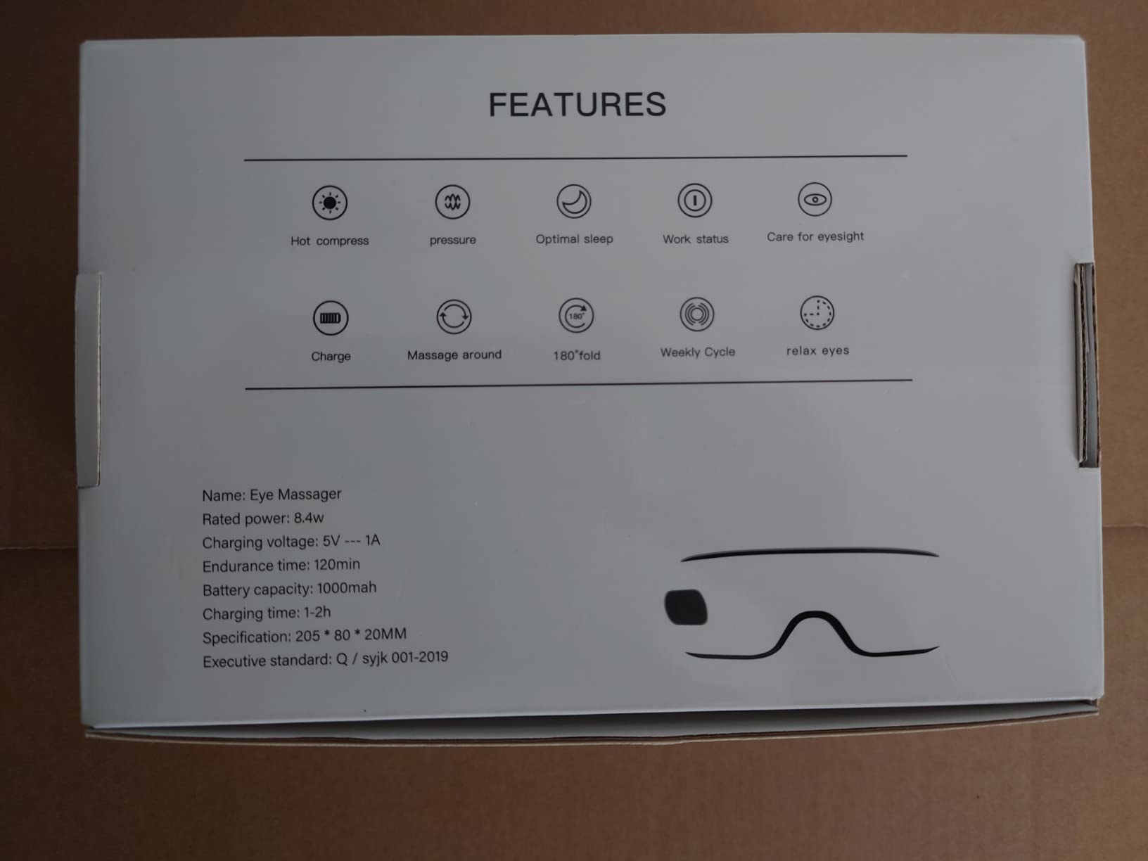 Eye Massager with Airbag Kneading,Constant Temperature Hot Compress, Multi-Frequency Vibration and Bluetooth Music (Blush Pink, Large) customer photo 2