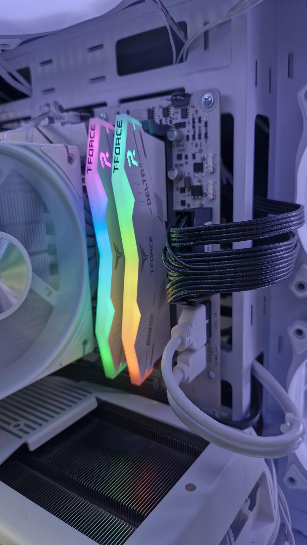 TEAMGROUP T-Force Delta Alpha RGB DDR5 Ram 32GB Kit (2x16GB) 6000MHz (PC5-48000) CL38 Intel XMP 3.0 & AMD Expo Compatible Desktop Memory Module Ram Black FF7D532G6000HC38ADC01 customer photo 2