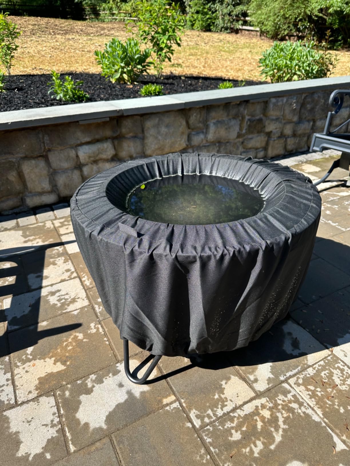 TIKI Reunion Smokeless Fire Pit, 27.5 in Wood Burning Fire Pit with Cover customer photo 2