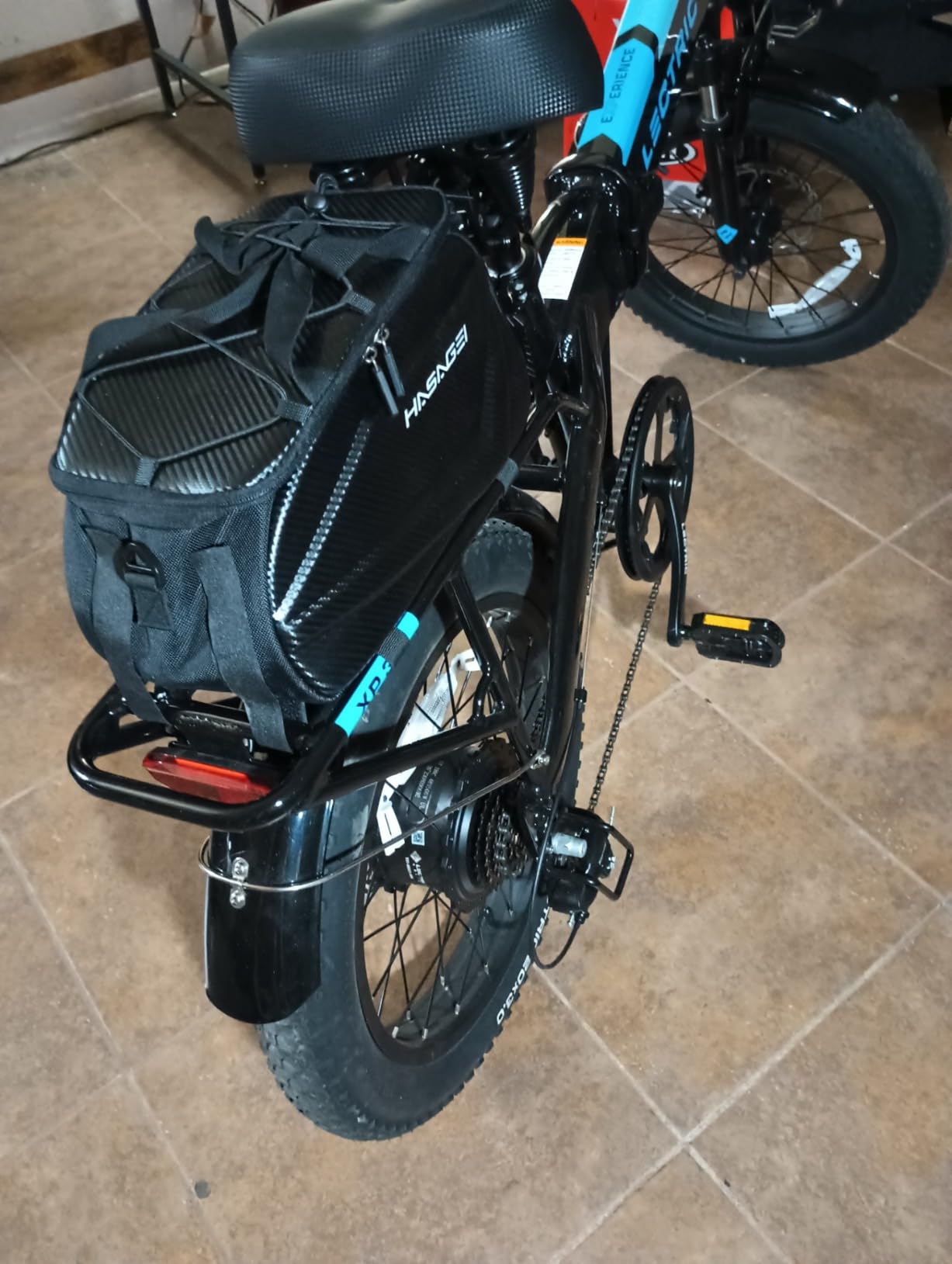 HASAGEI Bike Bag,Bicycle Bag,Bike Rack Bag,35L Capacity,Waterproof,Bike Trunk Storage Travel Bag Panniers for Rear Rack customer photo 2