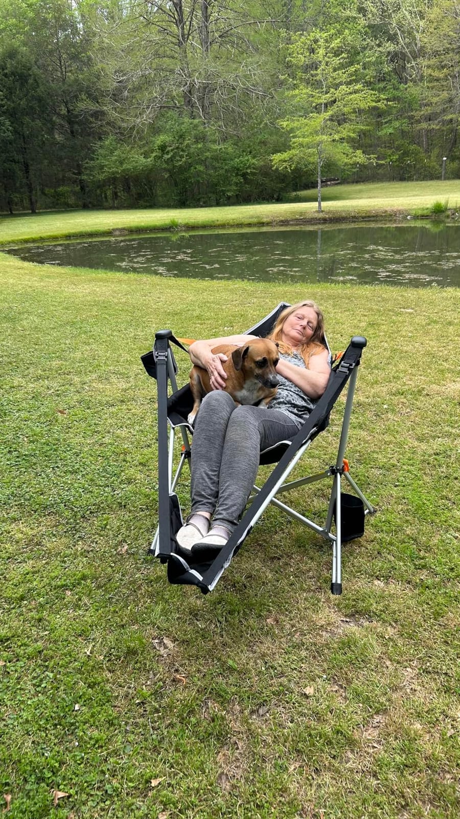 KingCamp Hammock Chair with Footrest, Heavy Duty Swinging Chairs 400lbs customer photo 2