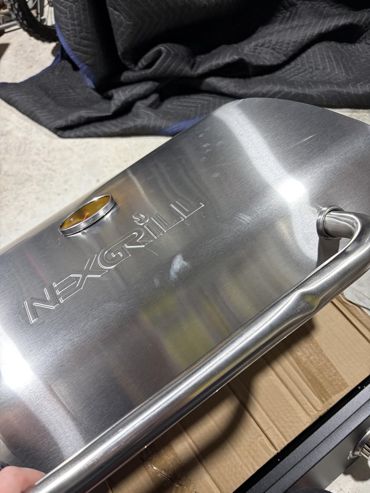 Nexgrill Propane 3 Burner Gas Grill, Side Tables with Stainless Steel Lid customer photo 2
