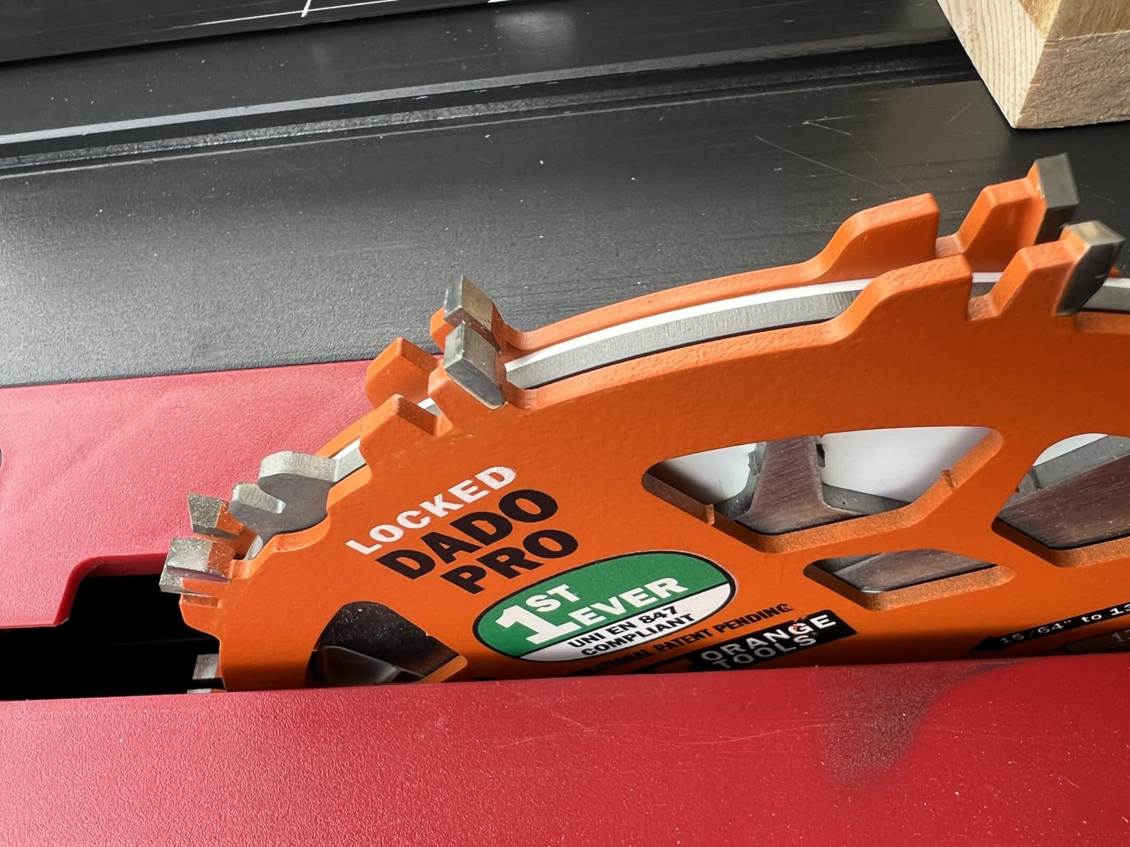 CMT ORANGE TOOLS 230.312.08 DADO Set Saw Blade HW D=8” B=5/8” Z12 FTG+ATB Orange PTFE customer photo 1