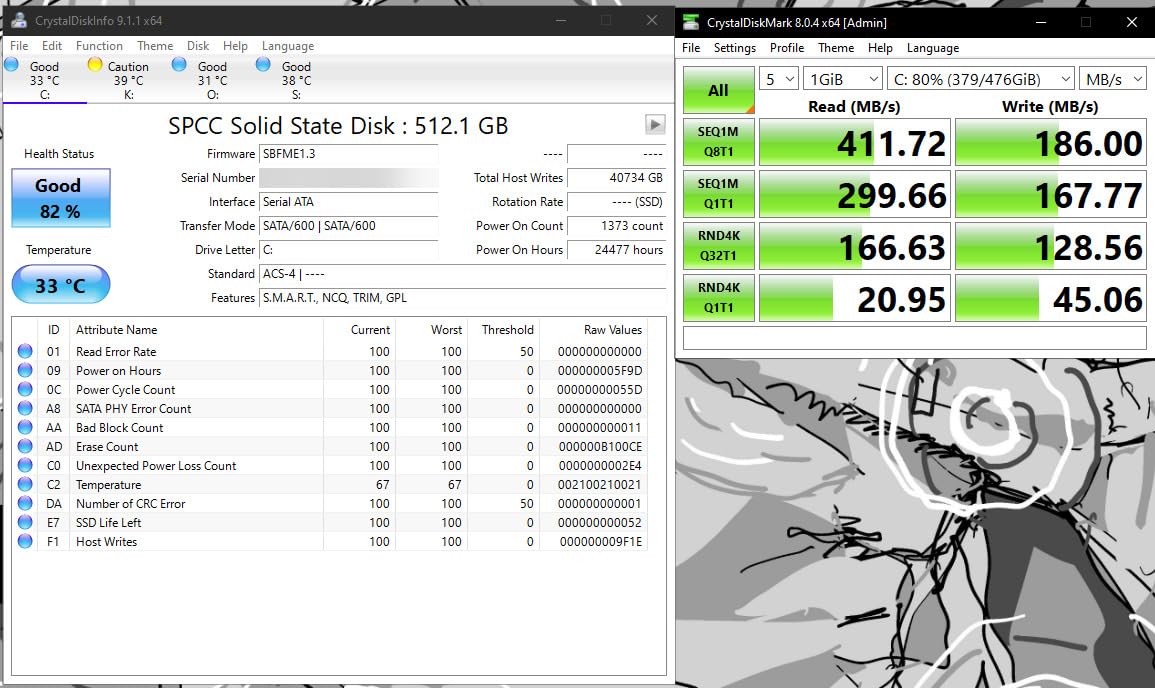 SP Silicon Power 4TB SSD 3D NAND A55 SLC Cache Performance Boost SATA III 2.5'' 7mm (0.28'') Internal Solid State Drive (SP004TBSS3A55S25) customer photo 1