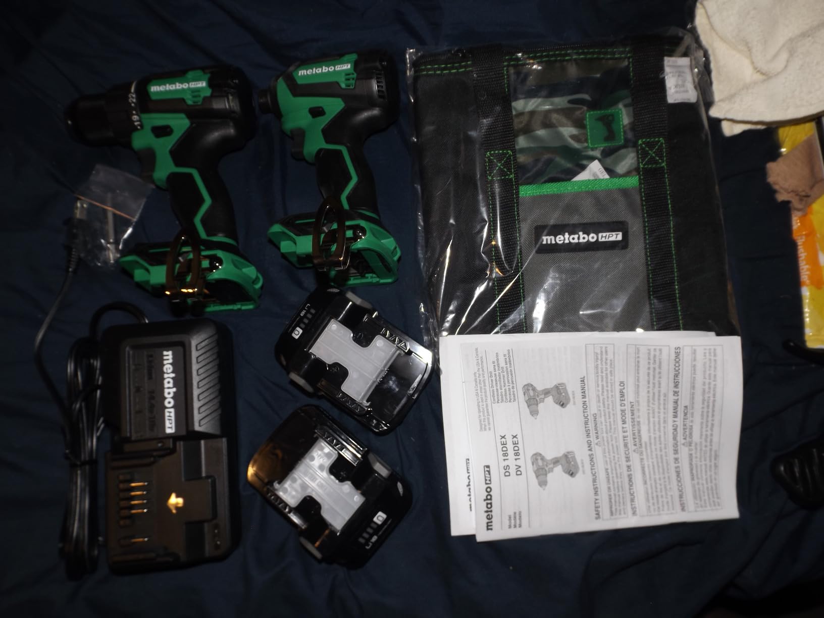 Metabo HPT 18V Cordless Brushless Drill Impact Driver, KC18DEXQB customer photo 2