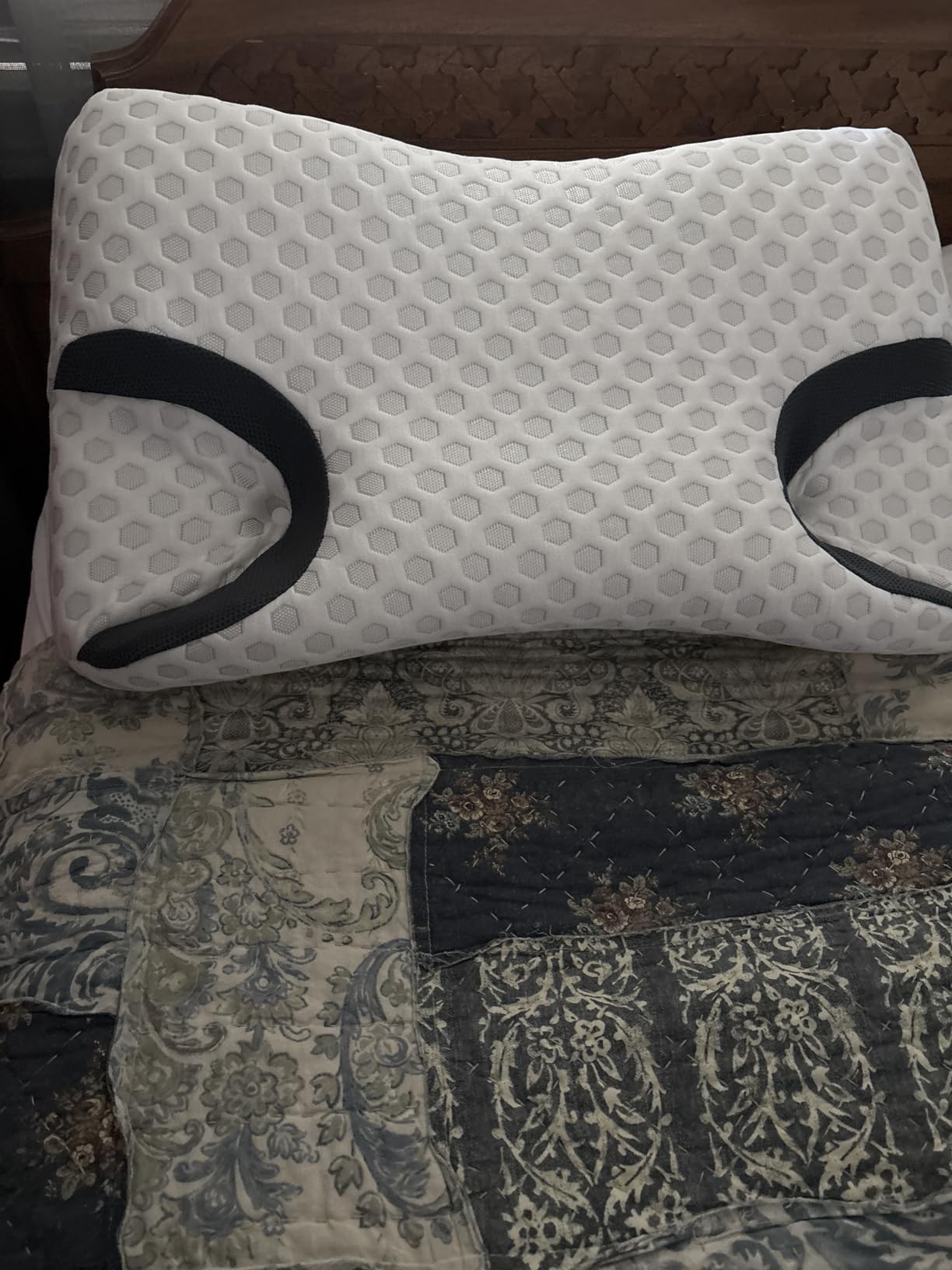 HSA/FSA CPAP Pillow for Side Sleeper, Sleep Apnea Pillow for Sleeping, CPAP Nasal Pillows Suit for All CPAP Masks User, Cervical Memory Foam Neck Support Pillow Relief Neck Pain for Side Back Sleepers customer photo 1