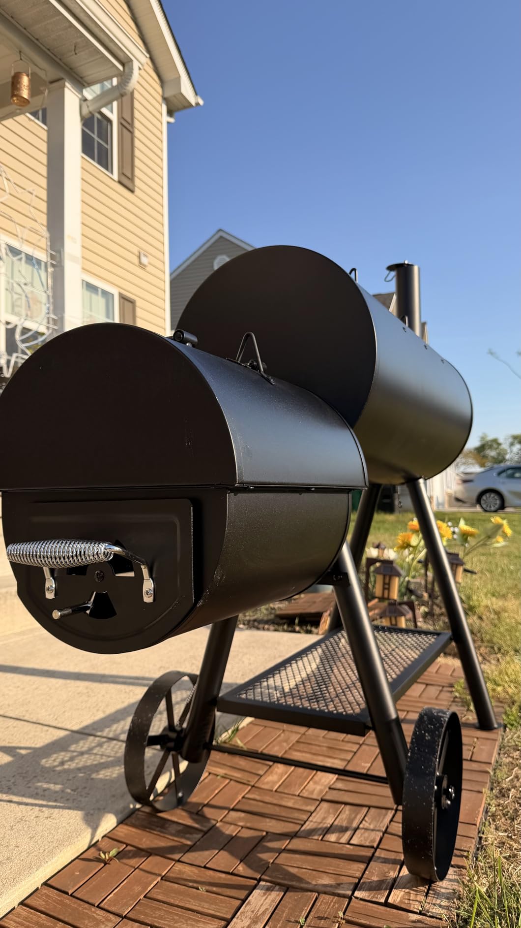 Sophia & William Charcoal Grills with Smoker Large 941 SQ.IN. Cooking Area customer photo 2