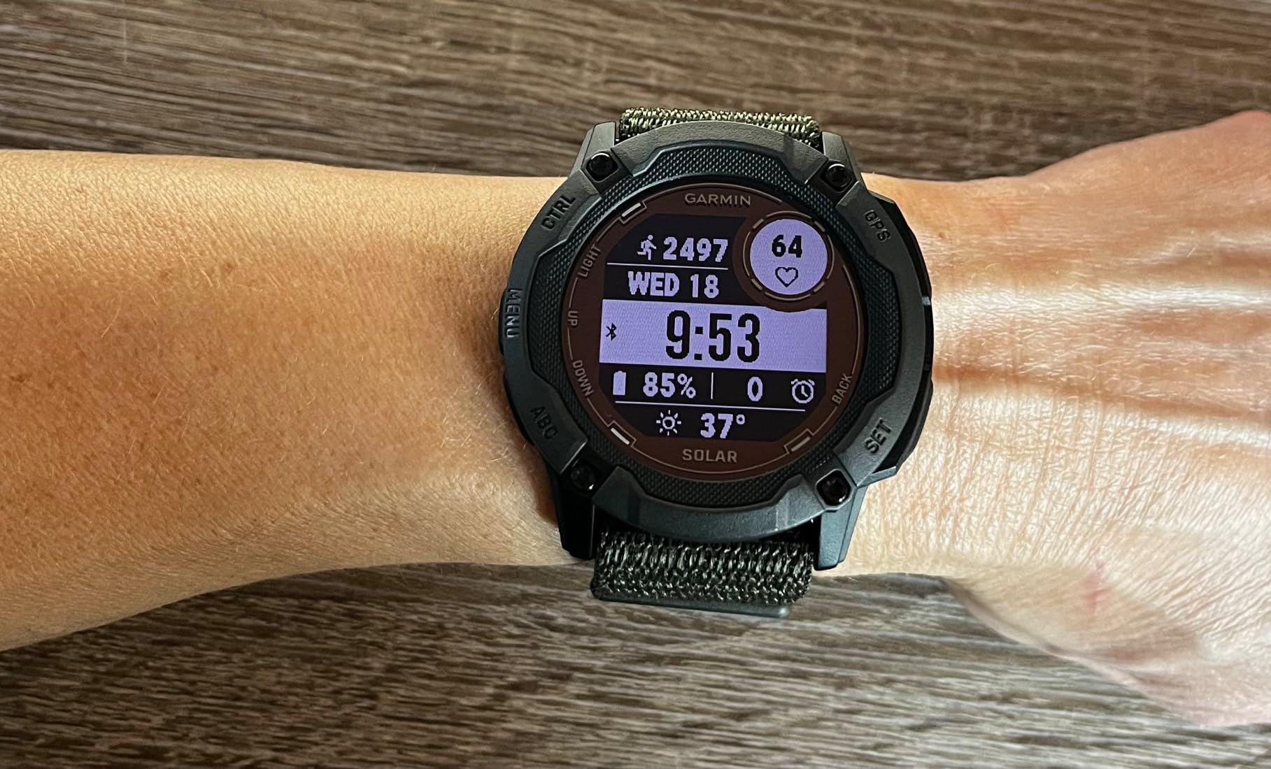 Garmin Instinct® 2X Solar, Rugged Outdoor Smartwatch, 50mm, Graphite customer photo 1