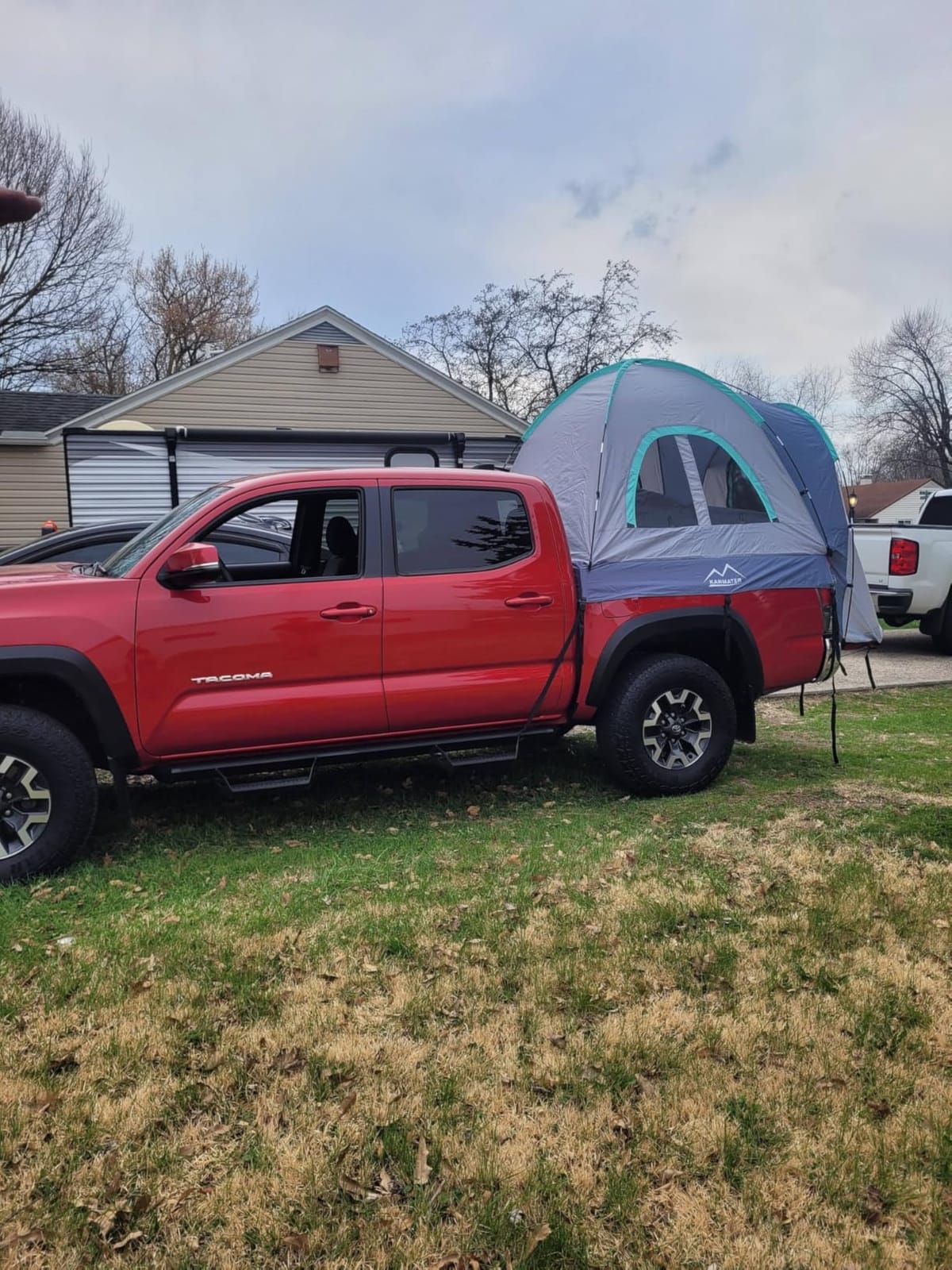 Truck Bed Tent for 5.5-6.5 Ft Bed, Waterproof PU2000mm Tent for Camping customer photo 1