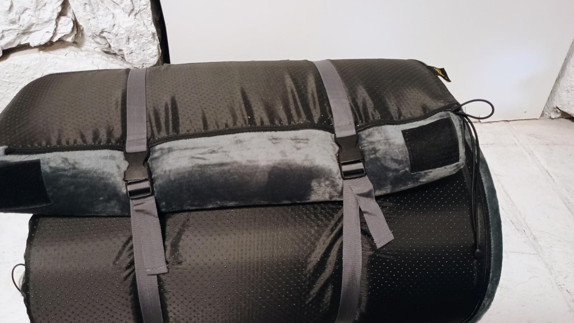 HomeMate Memory Foam Camping Mattress Pad: Portable Car Sleeping Pad customer photo 1