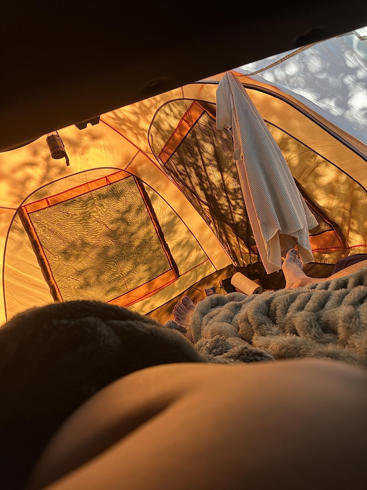 HomeMate Memory Foam Camping Mattress Pad: Portable Car Sleeping Pad customer photo 2