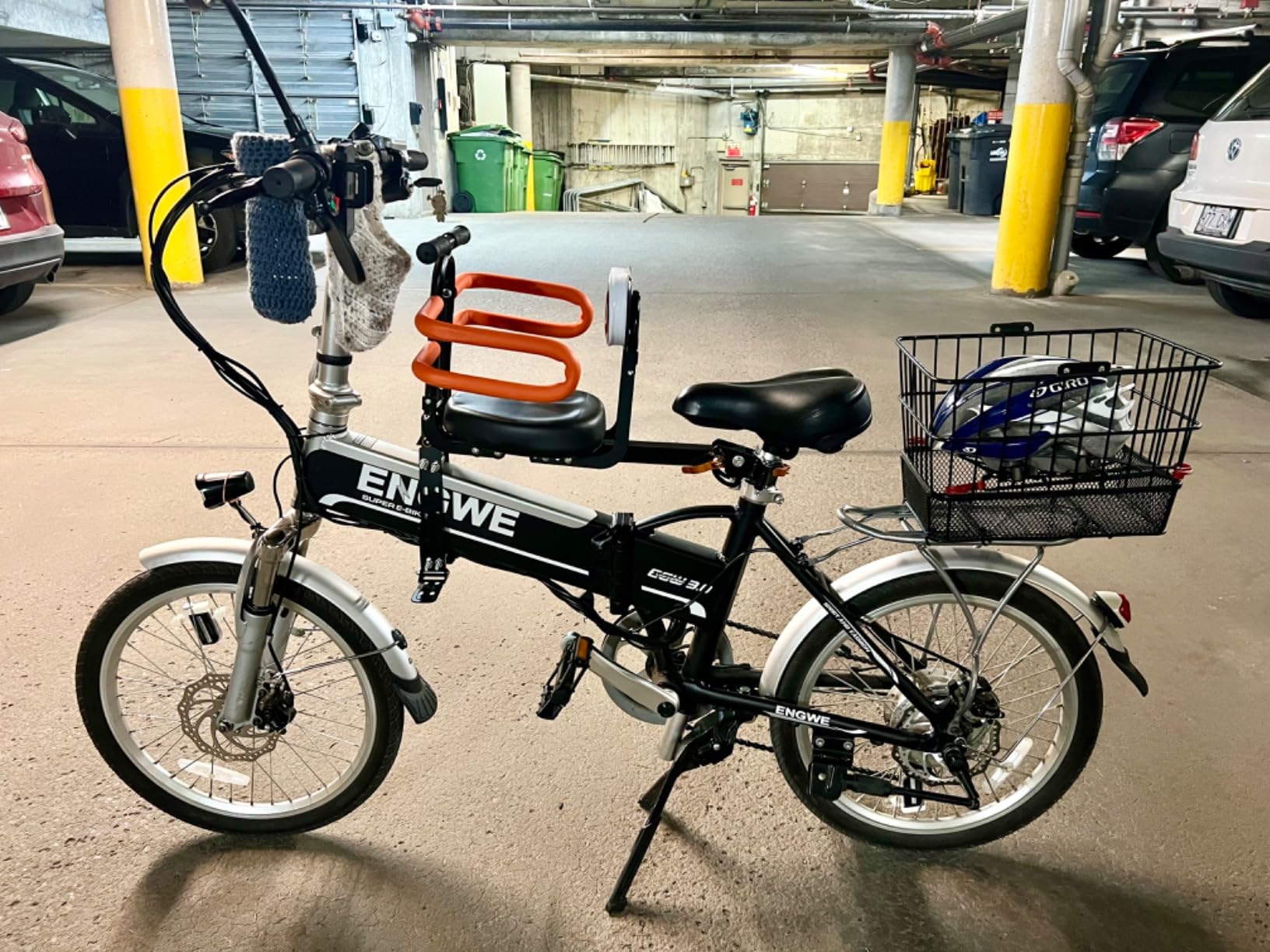 Child Bike Seat for Adult Bike,Retractable Baby Bike Seat Front Mounted for Children 2-6 Years Old customer photo 2