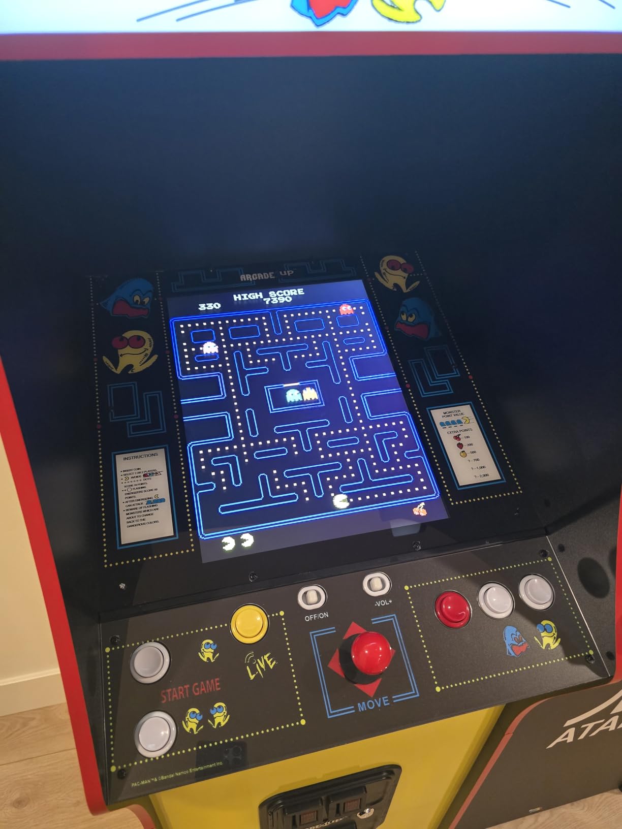 Arcade1Up Ms. Pac-Man Class of '81 Deluxe Arcade, 12 Retro Games customer photo 2