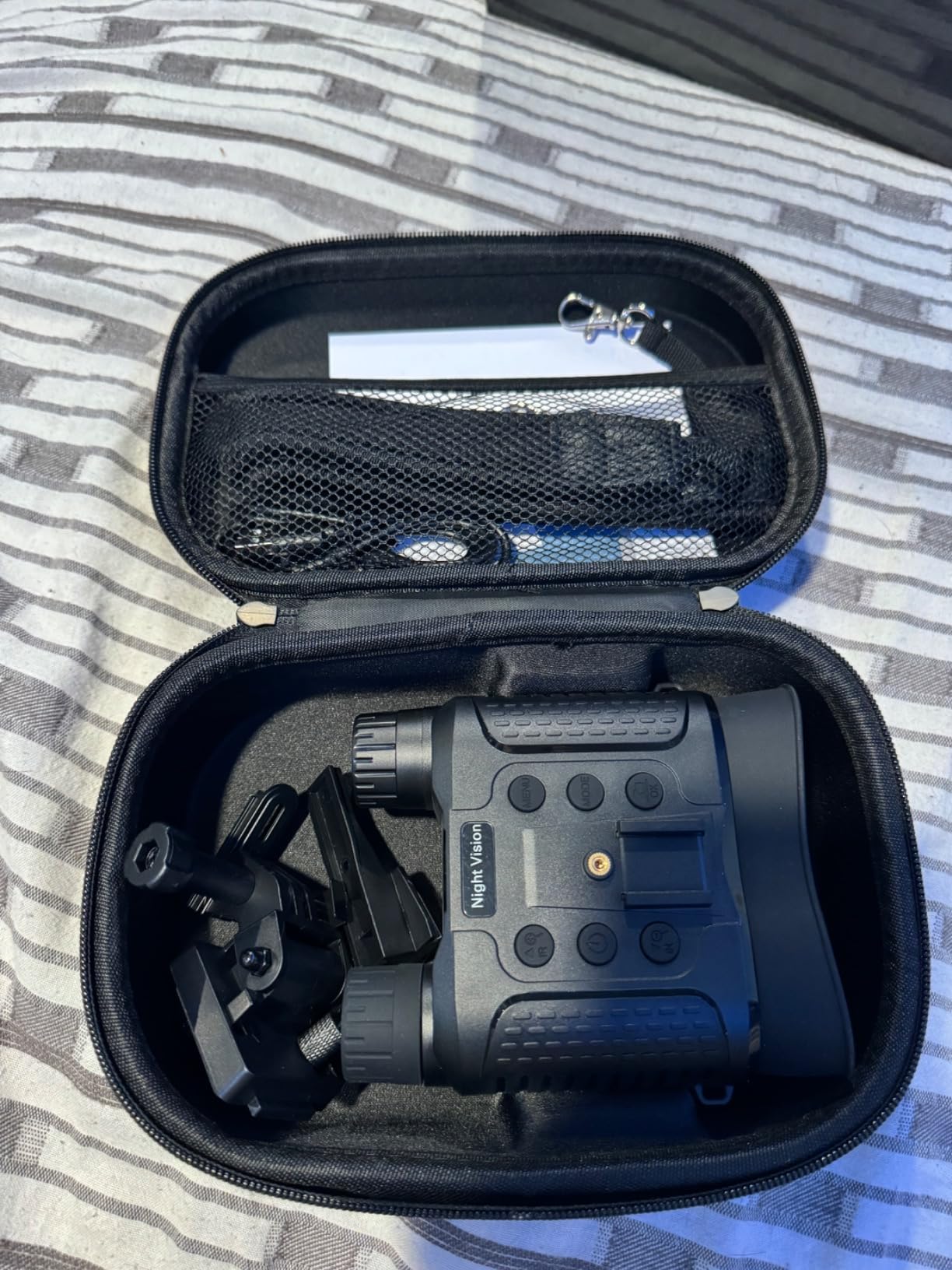 Night Vision Goggles(2nd Generation Upgrade)-Night Vision Binoculars,1312FT Digital Infrared Head Mounted Night Vision,Compatible with Military Tactical FastMICH Helmet customer photo 1