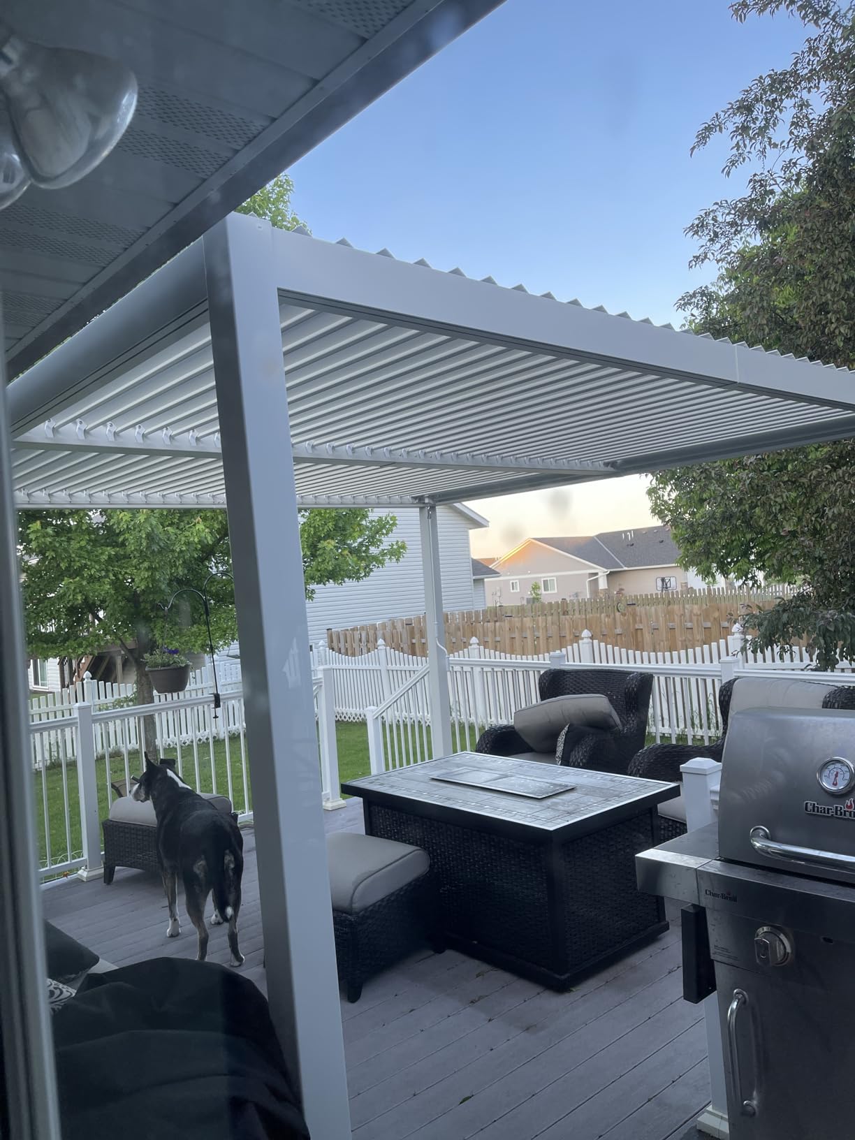 Kozyard Outdoor Louvered Pergola 10' x 12' Sun Shade Aluminum Patio Shelter customer photo 1