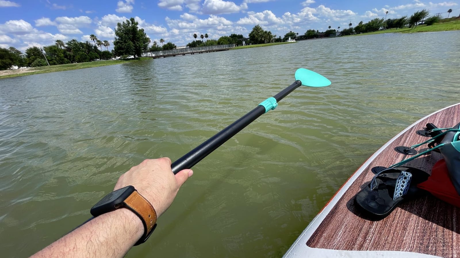 niphean 3/4-Piece Kayak Paddle, Adjustable Paddle Board Paddles, SUP Paddle customer photo 1