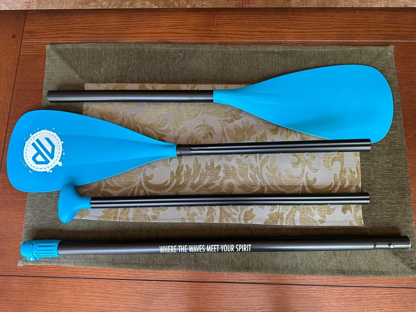 niphean 3/4-Piece Kayak Paddle, Adjustable Paddle Board Paddles, SUP Paddle customer photo 2
