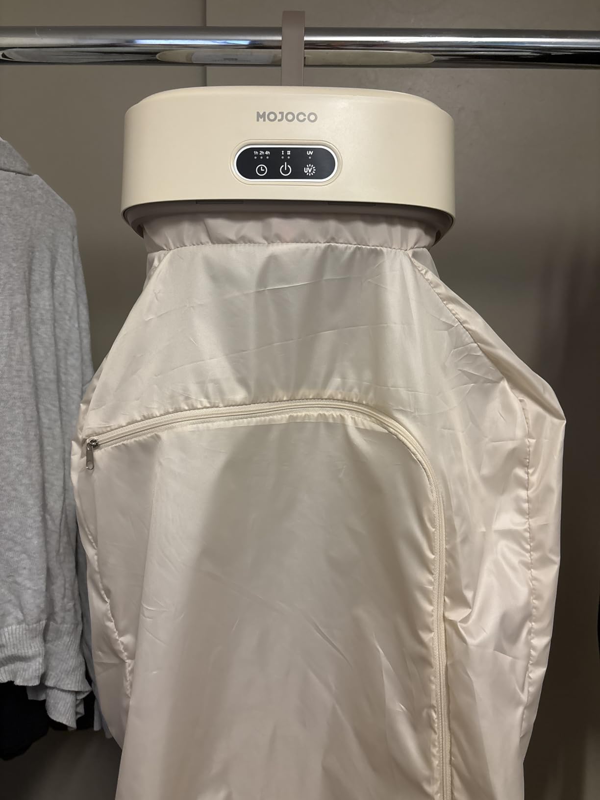 MOJOCO Portable Clothes Dryer - 600w Compact Dryer for Apartment, Travel customer photo 2