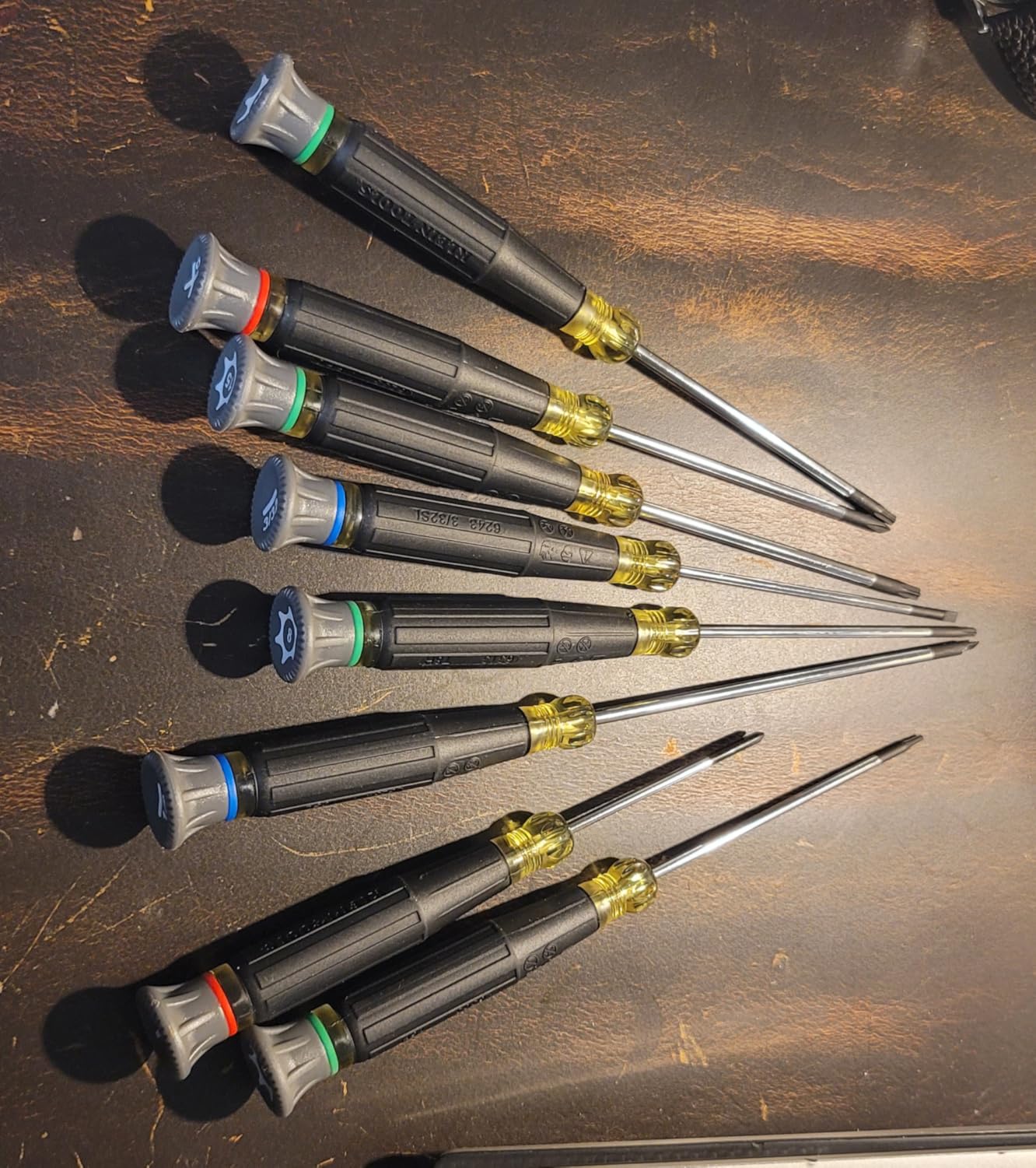 Klein Tools 85617 Mini Precision Screwdriver Set, Slotted, Phillips, TORX, Cushion-Grip Handles, Ideal for Terminal Blocks, Electronics customer photo 1