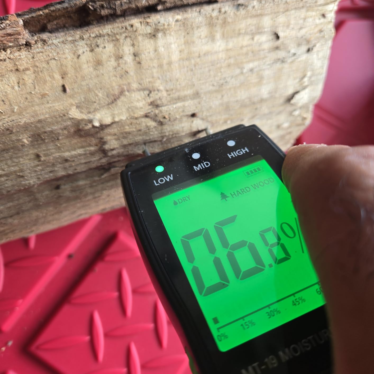 RDINSCOS Digital Moisture Meter Pin-Type Wood Moisture Detector customer photo 1