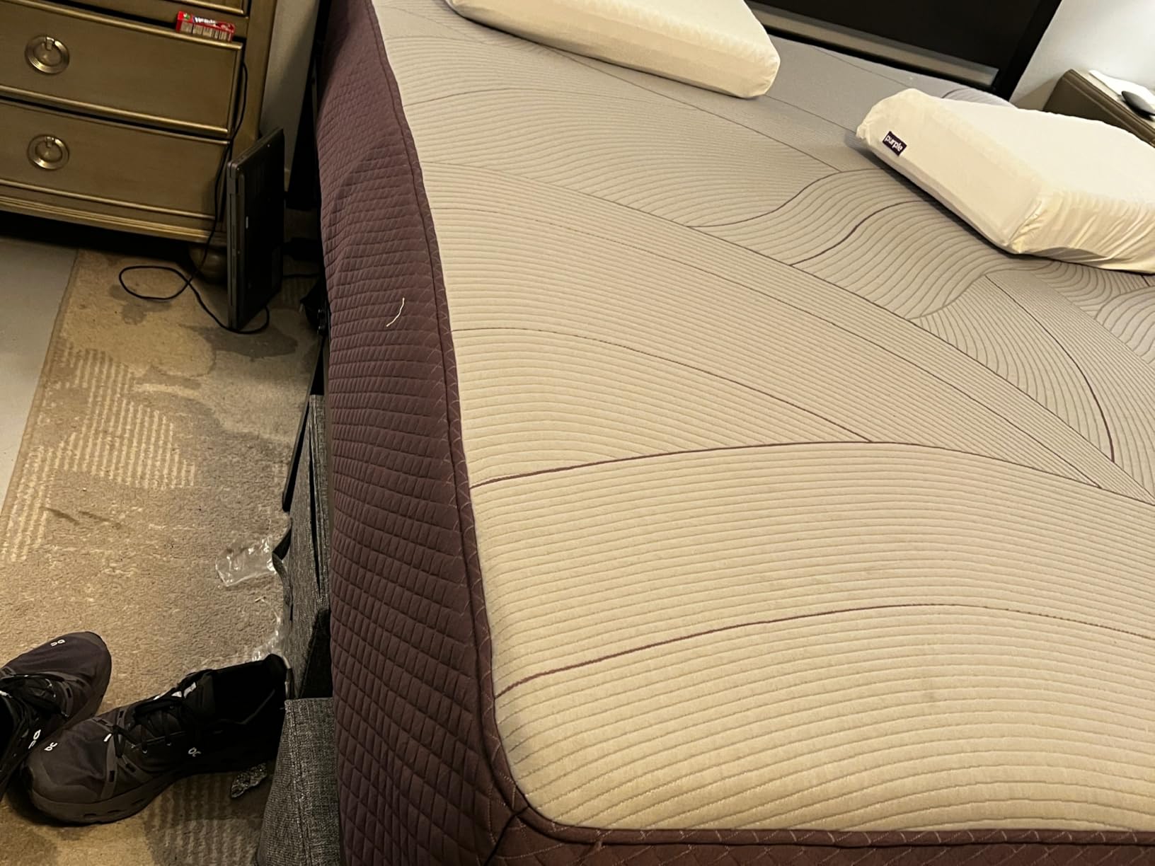 Purple Restore Mattress (Soft) – Queen, GelFlex Grid, Better Than Memory Foam, Temperature Neutral, Responsiveness, Breathability, Made in USA customer photo 1