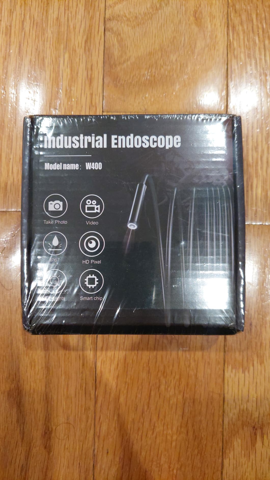 Kinpthy Endoscope Camera with Light,1920P HD Borescope Tools with 8 Adjustable LED Lights, Endoscope with Semi-Rigid Snake Camera, Inspection Borescope for iOS and Android-16.4ft Single Lens customer photo 1