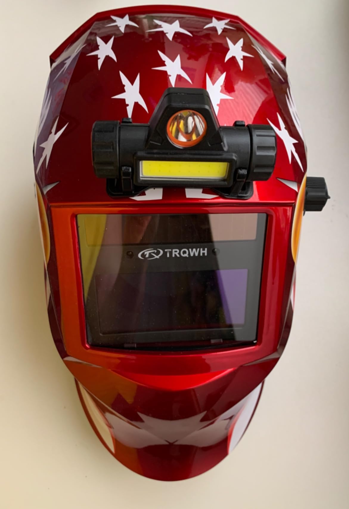 TRQWH Welding Hood Auto Darkening Welding Helmet with Light True Color customer photo 1